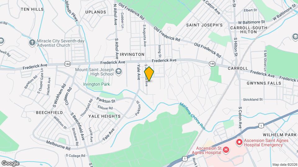 427 S Augusta Ave Map and Location Details