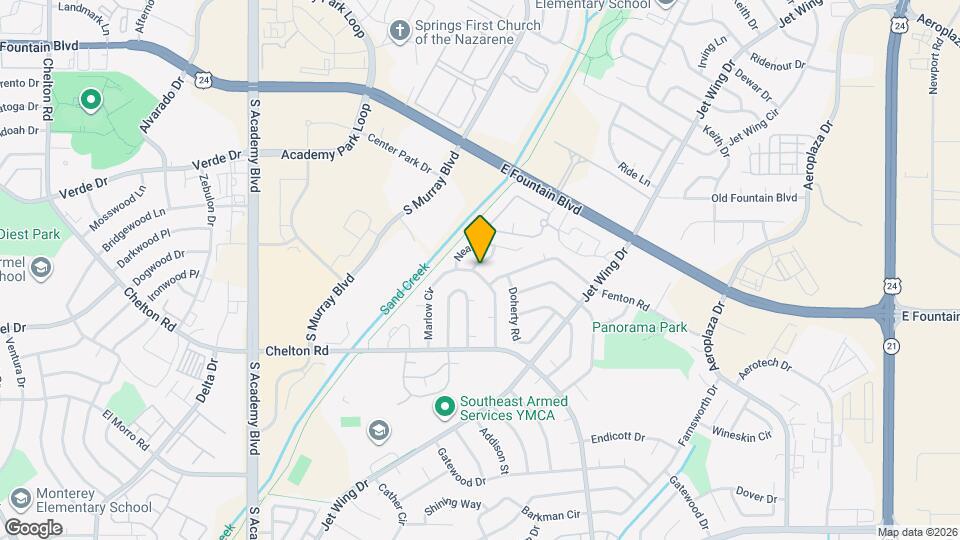 4315 Fletcher Dr Map and Location Details