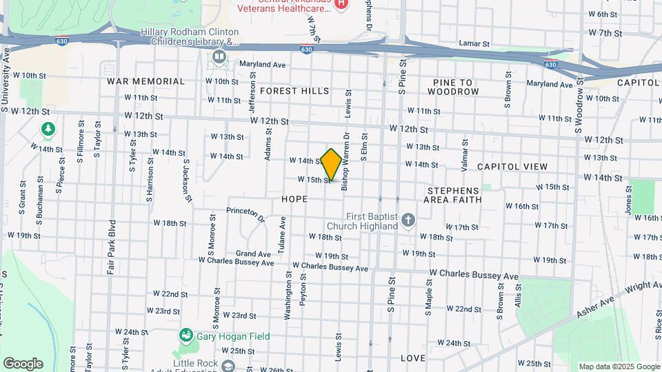 4215 W 15th St Map and Location Details
