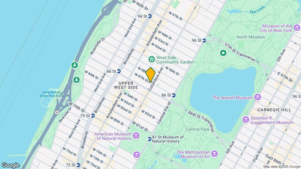 100 W 87th St Map and Location Details