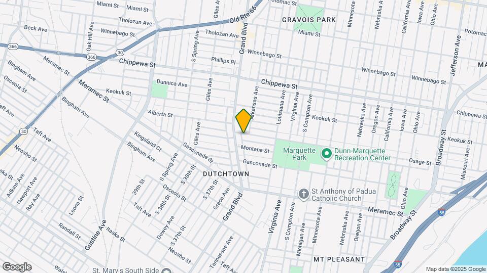 3508 Osage St Map and Location Details