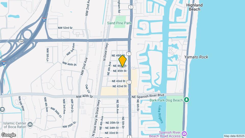 541 NE 45th St Map and Location Details