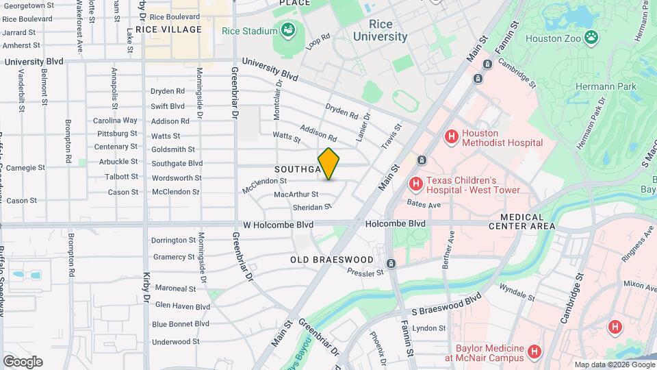 2039 McClendon St Map and Location Details