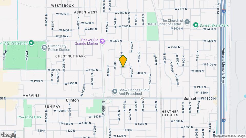 2056 N 850 W Map and Location Details