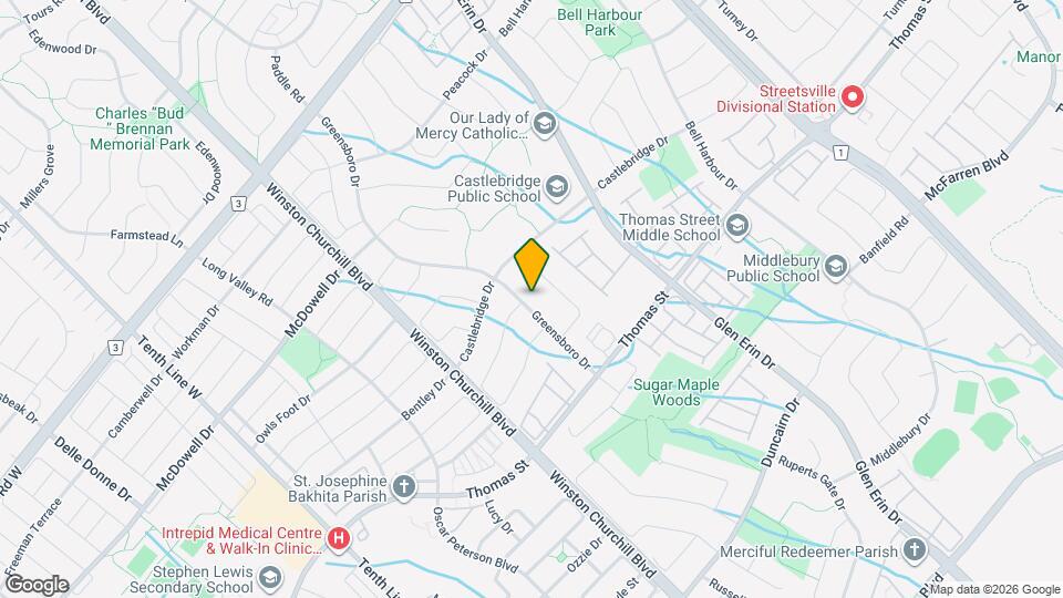 5763 Greensboro Dr Map and Location Details