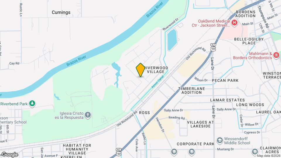 3414 Riverside Glen Ln Map and Location Details