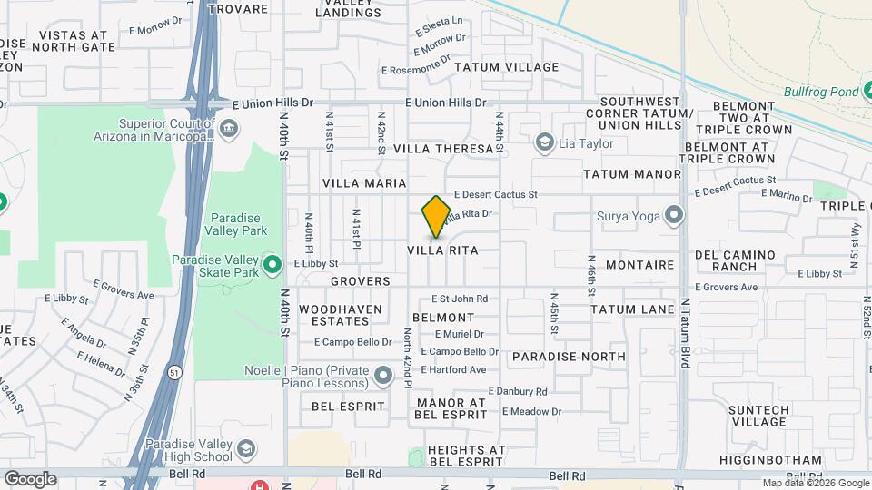 17845 N 43rd St Map and Location Details