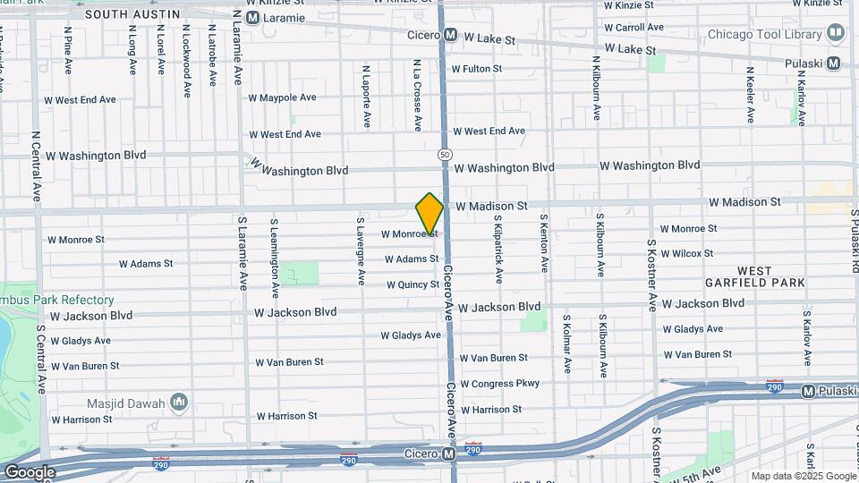 4815 W Monroe St Mapa y Detalles de la Ubicación
