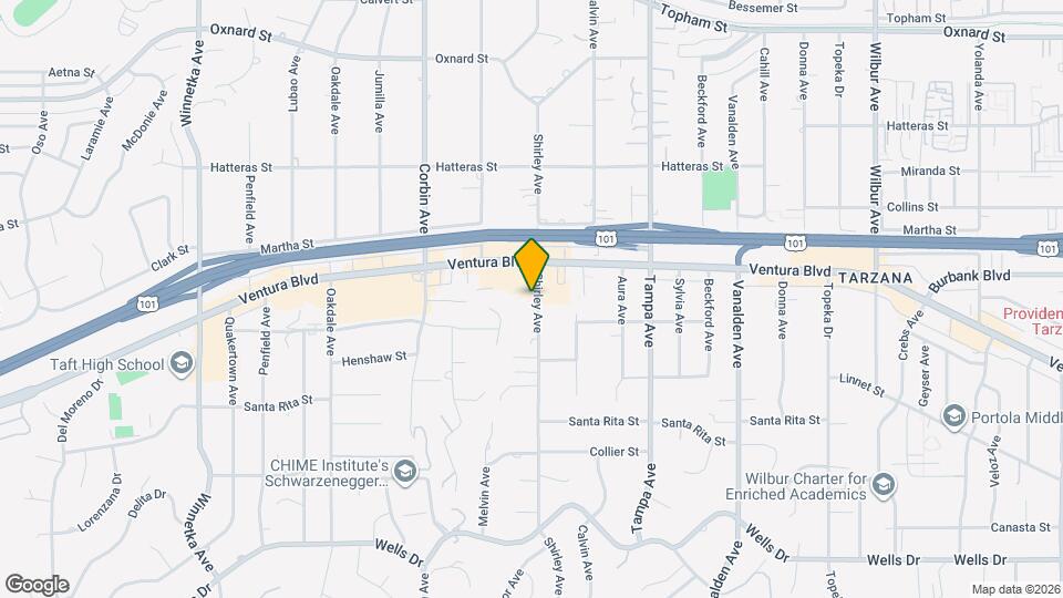 5535 Shirley Ave Map and Location Details