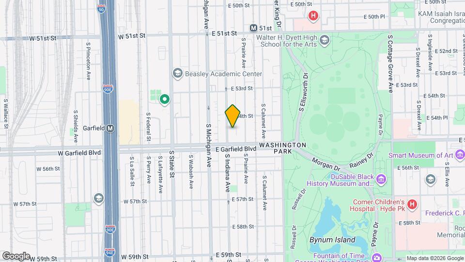 5431 S Indiana Ave Map and Location Details