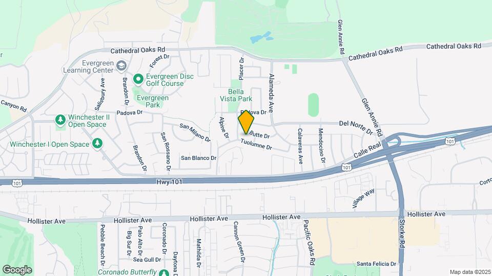 7226 Tuolumne Dr, Unit Paradise Studio Map and Location Details
