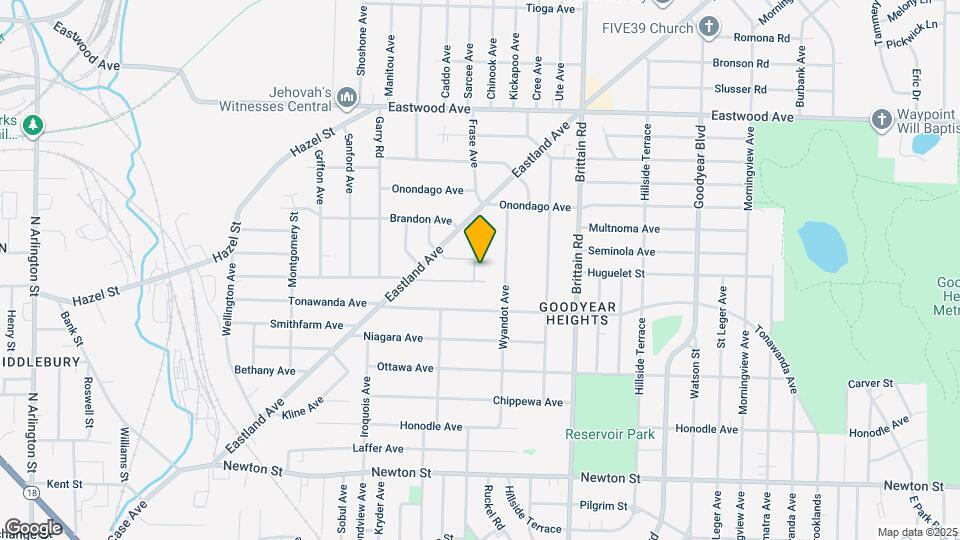 1417 Brandon Ave Map and Location Details