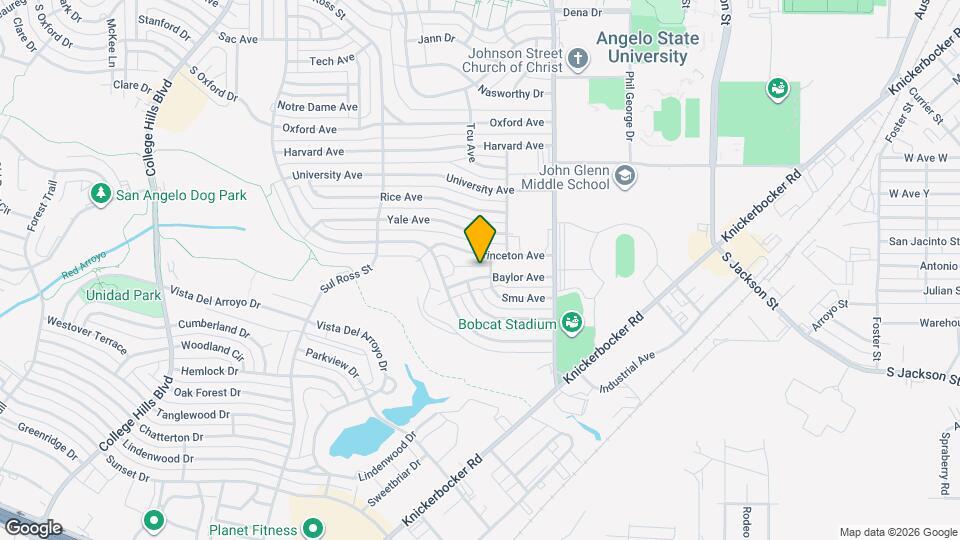 2530 Baylor Ave Map and Location Details