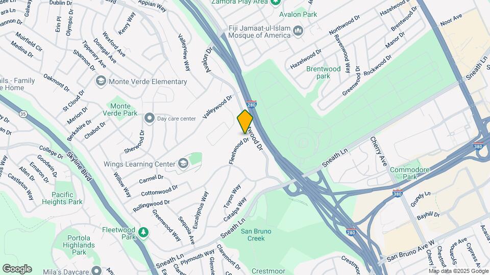 2130 Fleetwood Dr Mapa y Detalles de la Ubicación