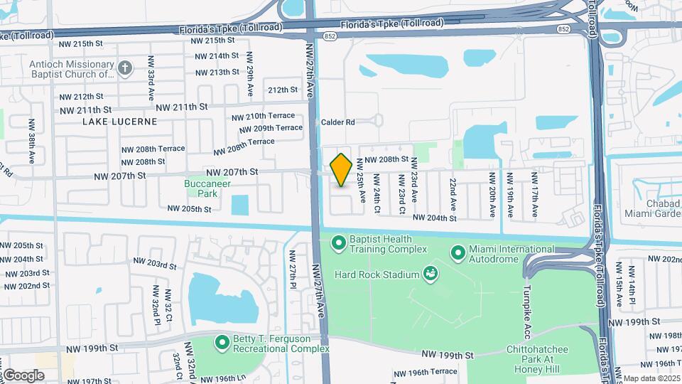 2605 NW 205th St Map and Location Details