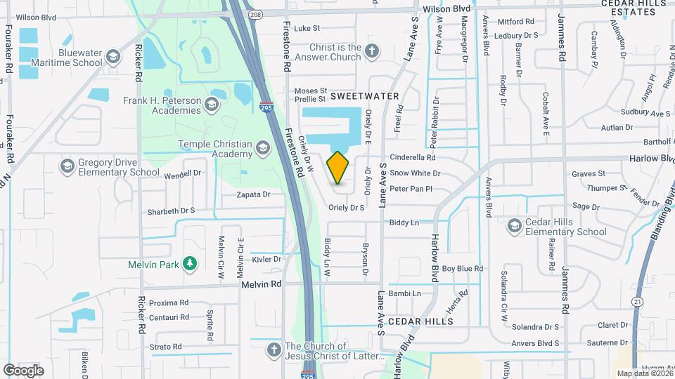 6979 S Autrey Ave Map and Location Details