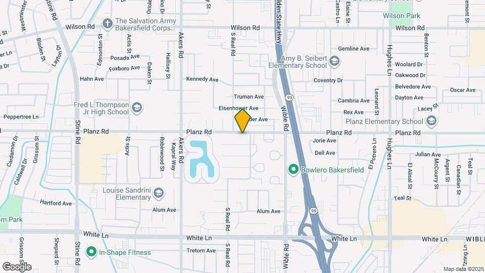 3609 Planz Rd Map and Location Details