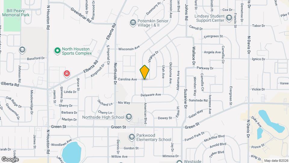 400 Carolina Ave Mapa y Detalles de la Ubicación