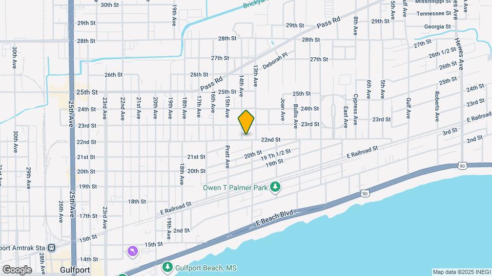 1360 22nd St Map and Location Details