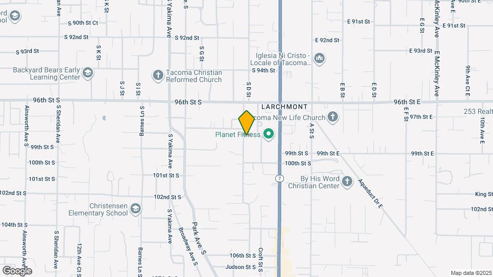 9817 Patterson St S Map and Location Details