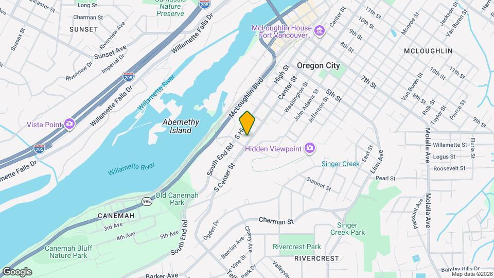 211 S Center St Map and Location Details