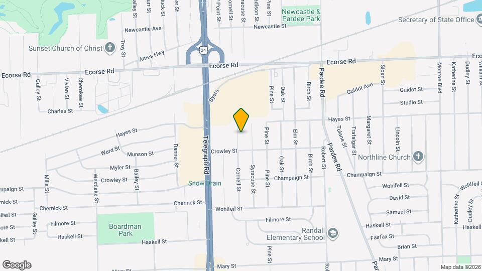 7897 Cornell St Map and Location Details