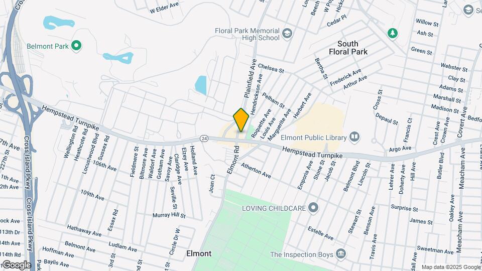 10 Elmont Rd Map and Location Details