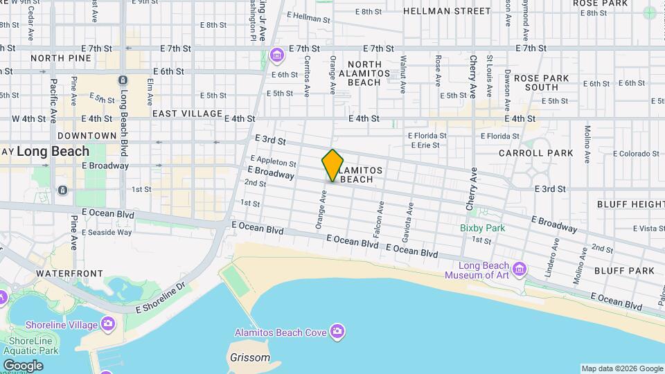 1220 E Broadway Map and Location Details