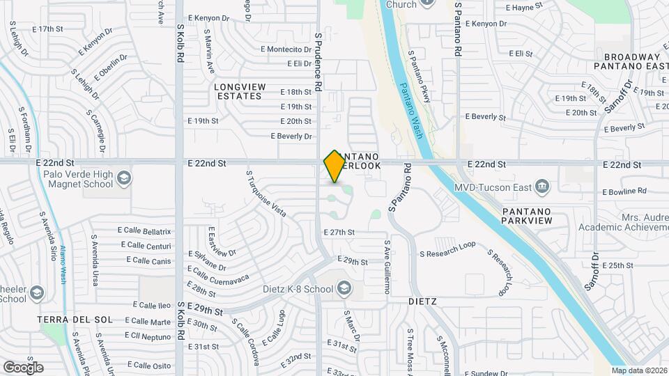 7526 E Juarez St Map and Location Details