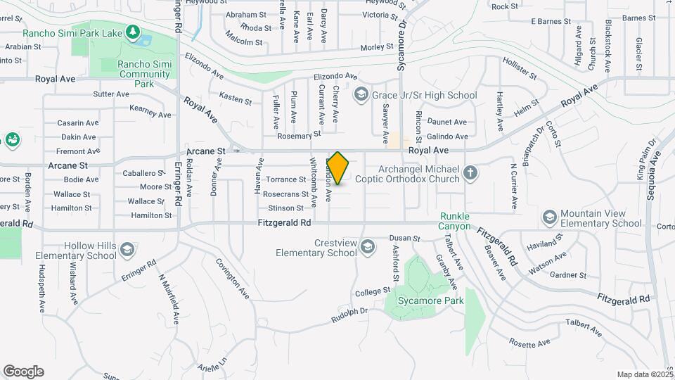 2345 Bryson Pl Map and Location Details