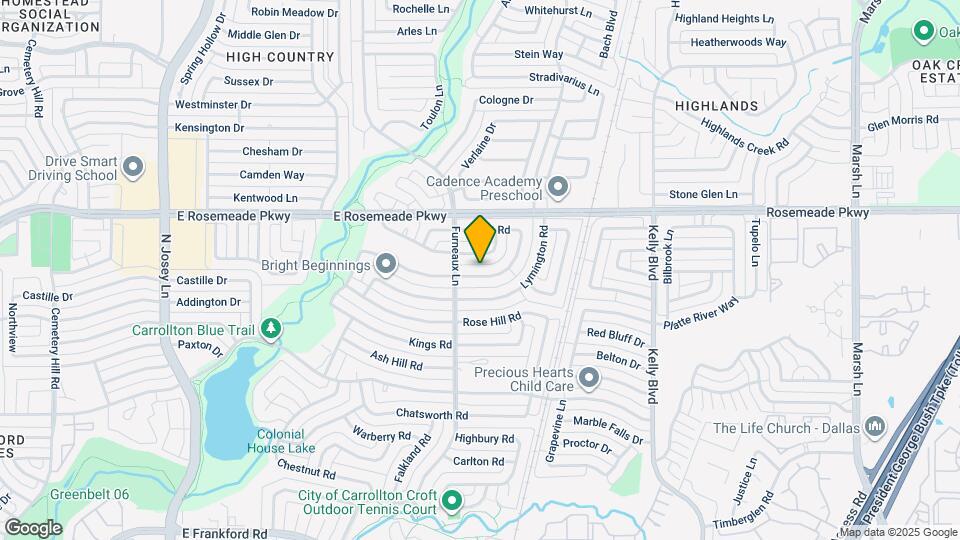 2109 Meadfoot Rd Map and Location Details