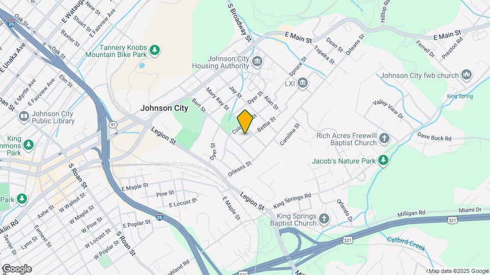 109 Bettie St Map and Location Details