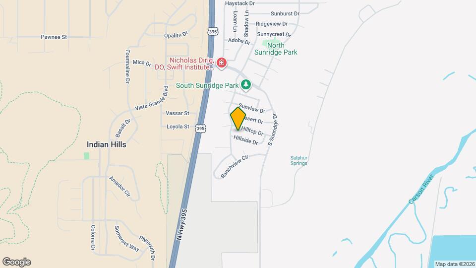 972 Hillside Dr Map and Location Details