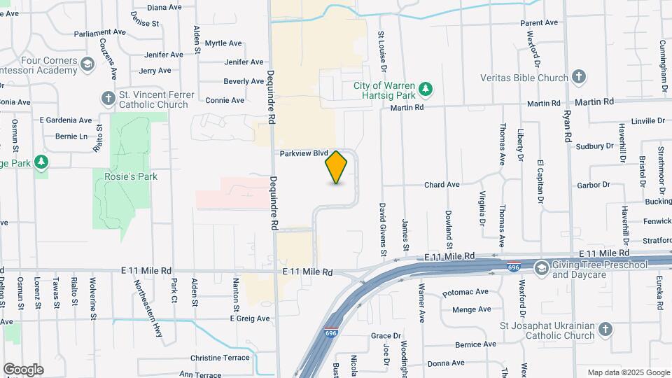 Parkview Village Apartments Map and Location Details