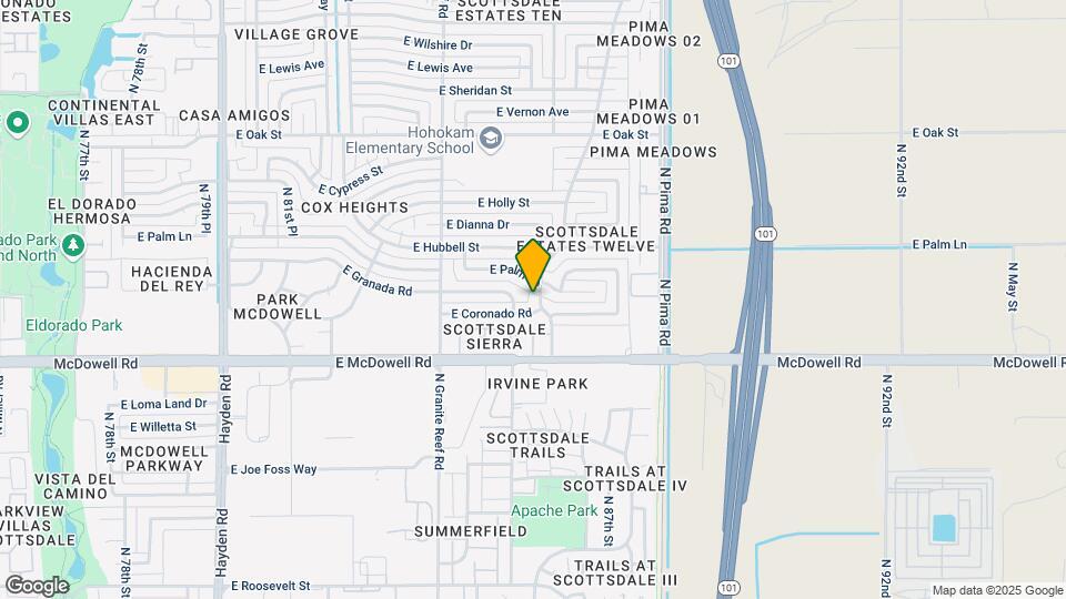1652 N 87th St Map and Location Details