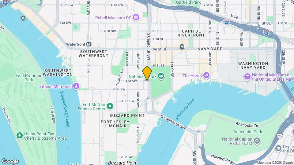 6 O St SW, Unit Unit 1 Map and Location Details