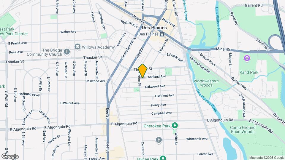 1409 Ashland Ave Mapa y Detalles de la Ubicación