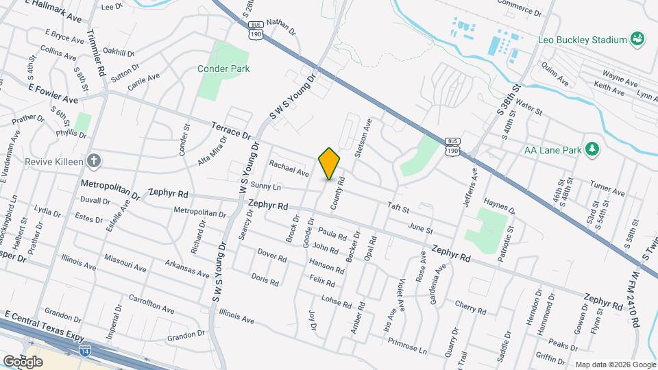 1008 Goode Dr Map and Location Details