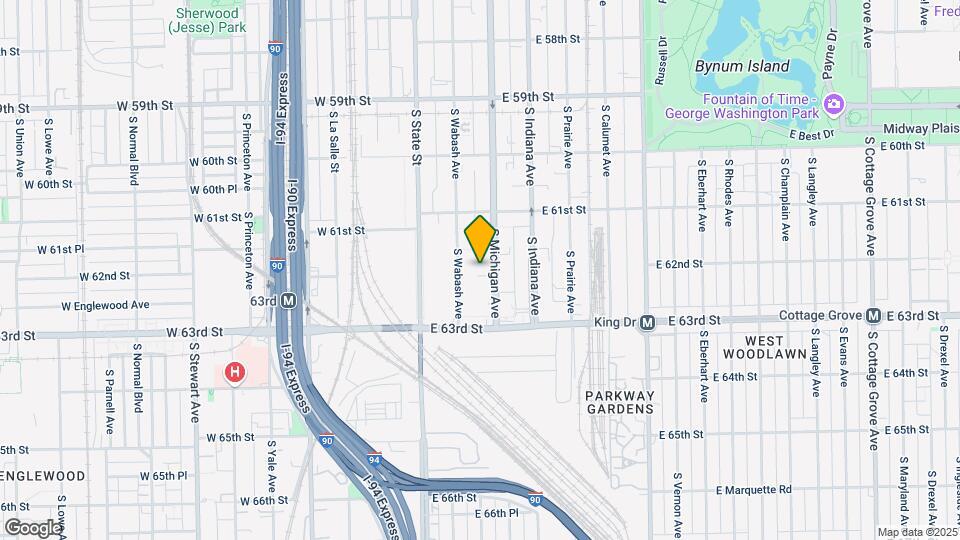 6160 S Michigan Ave Map and Location Details