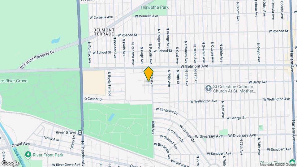 3100 W Cottonwood Ln Map and Location Details