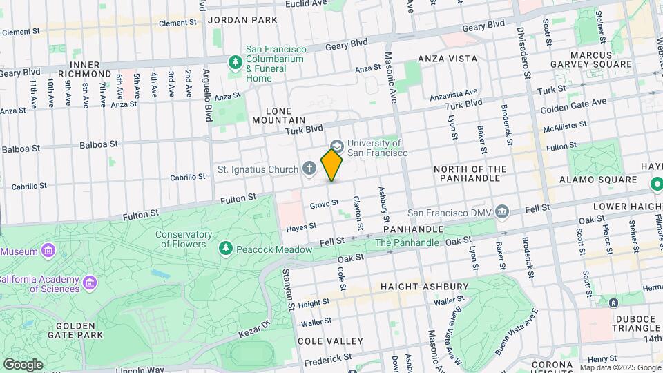 2095 Fulton St Mapa y Detalles de la Ubicación