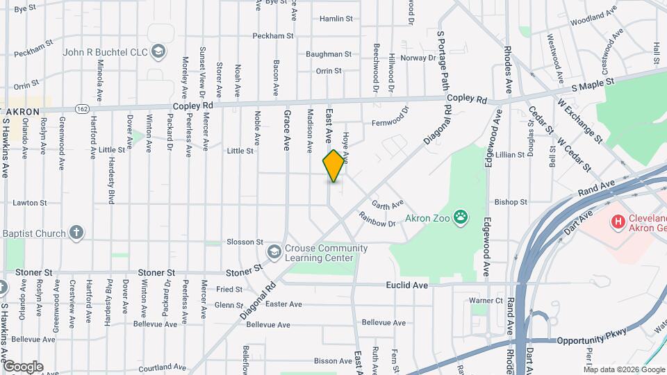 655 East Ave Map and Location Details