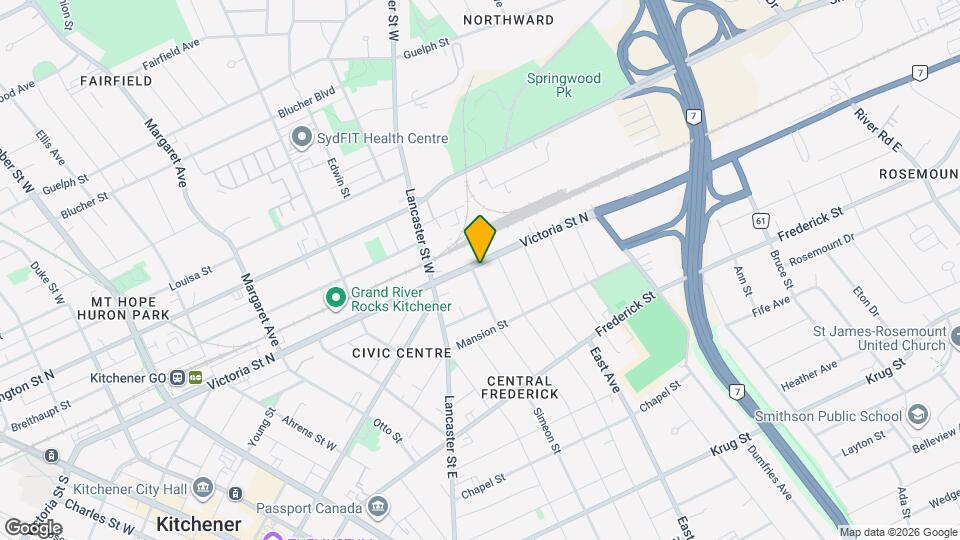 4 Chestnut St, Unit 2 Map and Location Details
