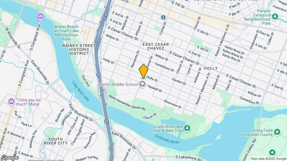 53 Comal St Map and Location Details