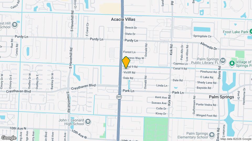 4443 Vicliff Rd Mapa y Detalles de la Ubicación