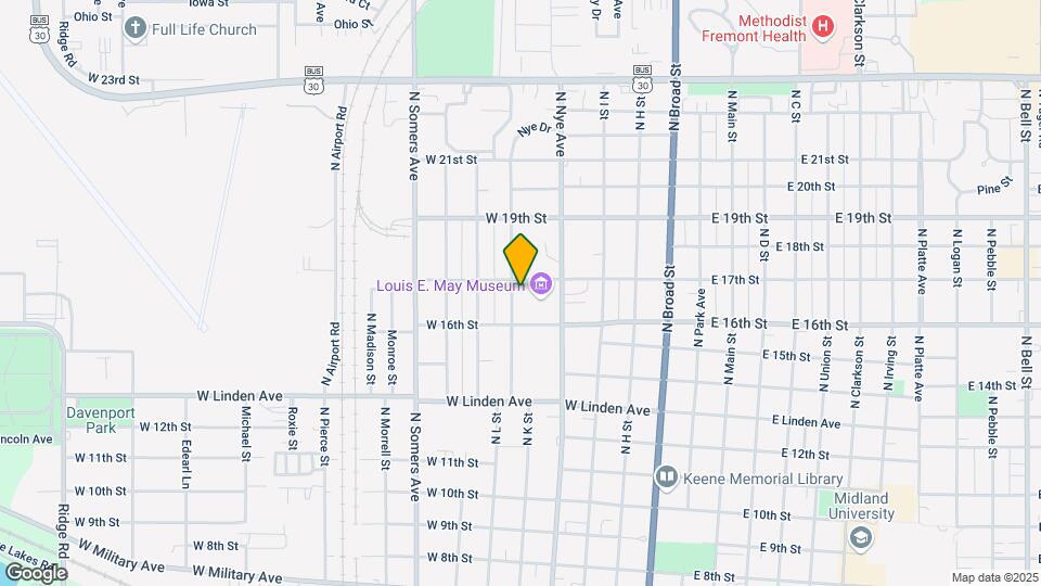 1652 N Colson Ave Map and Location Details