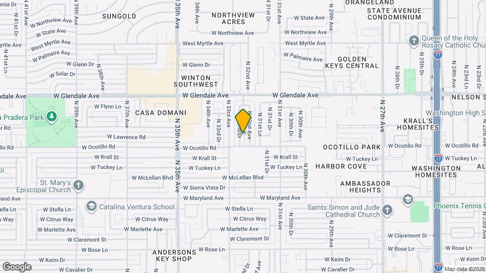 6715 N 32nd Dr Map and Location Details