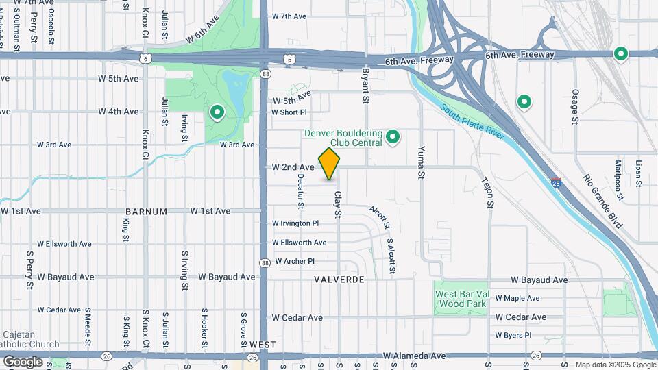 2726 W Park Pl Mapa y Detalles de la Ubicación