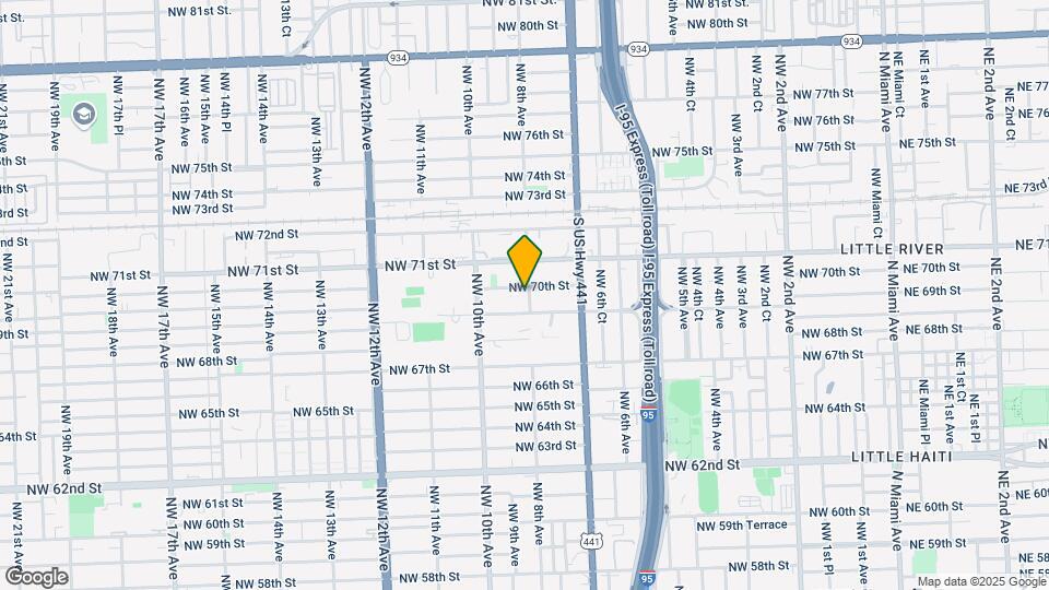 6950 NW 8th Ave Map and Location Details
