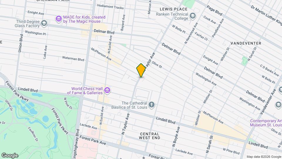 378 N Taylor Ave Mapa y Detalles de la Ubicación
